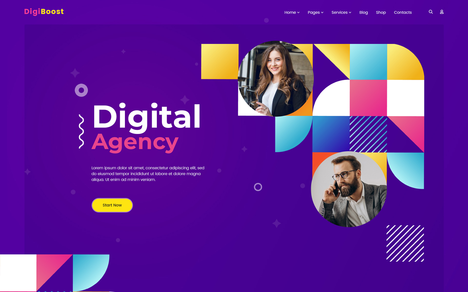 DigiBoost - Digital Agency HTML Template