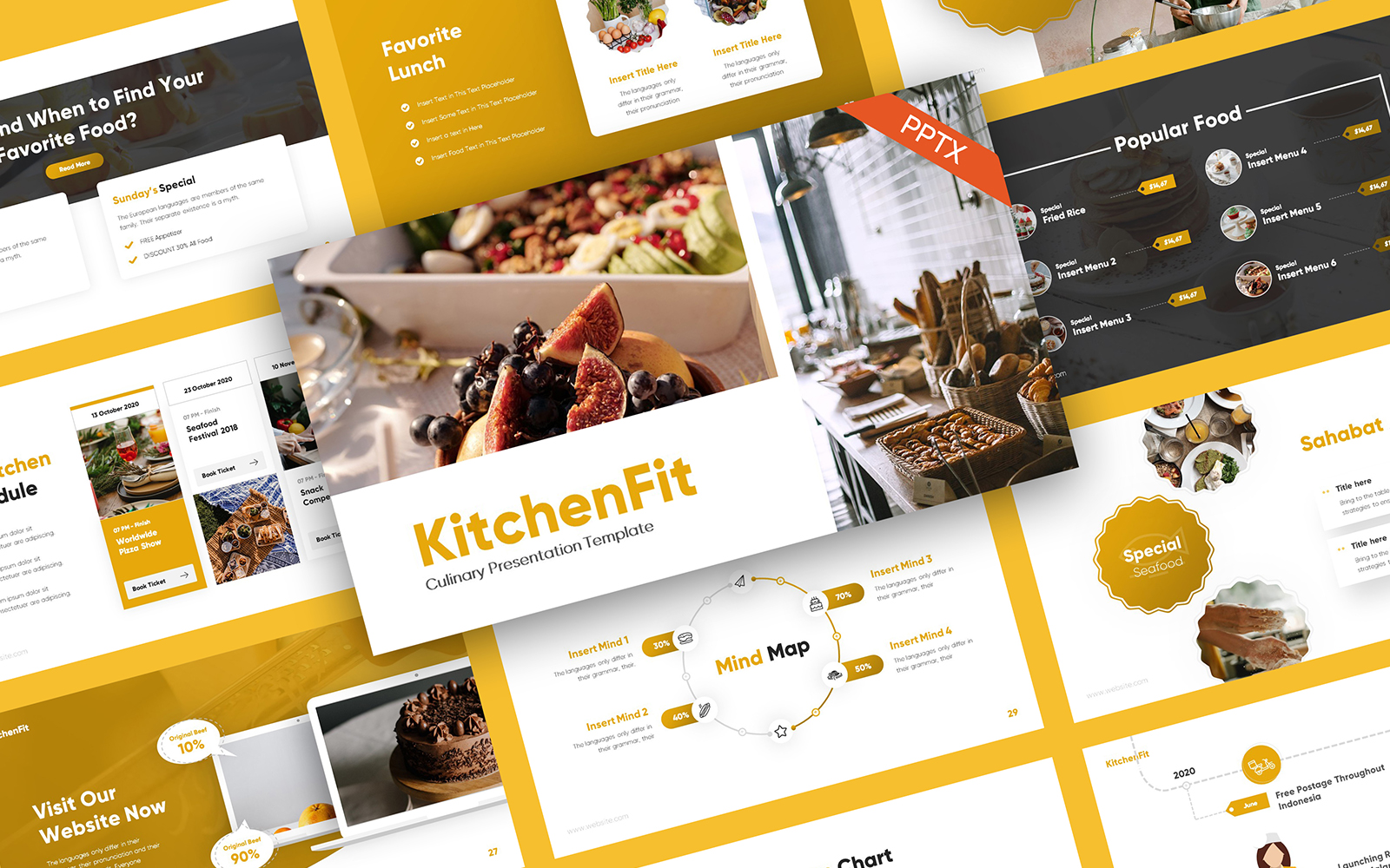 KitchenFit Culinary PowerPoint Template