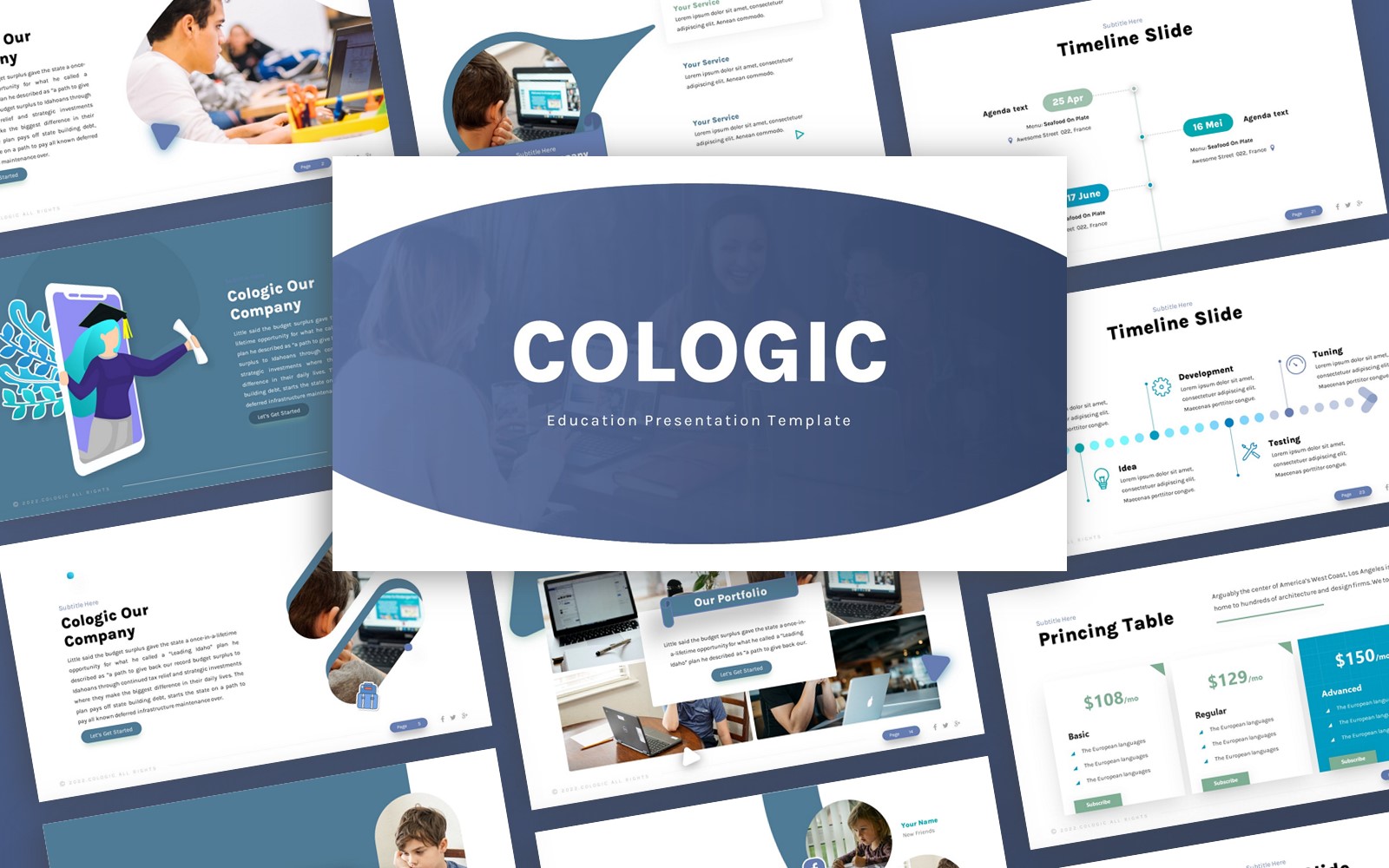 Cologic - Education Multipurpose PowerPoint  Template
