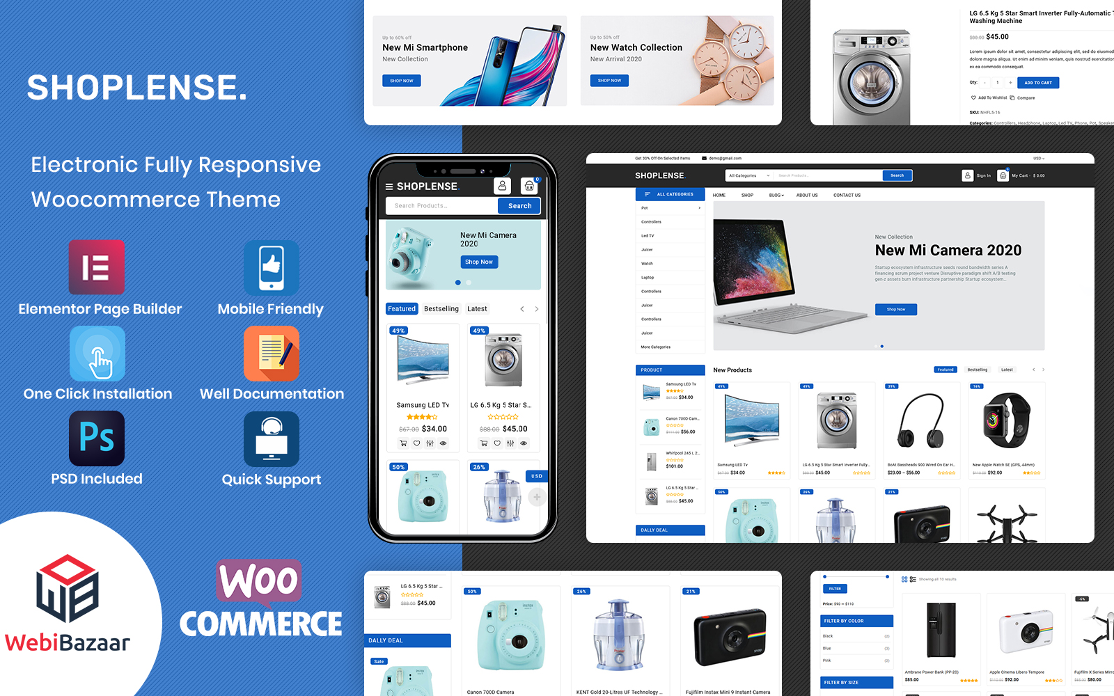 Shoplense - Electronics Premium WooCommerce Theme