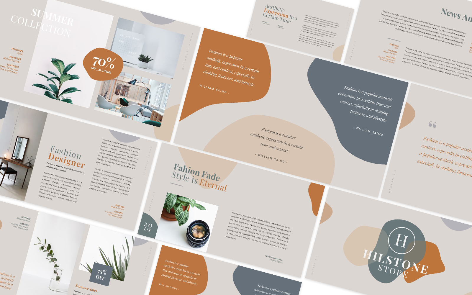Hilstone Fashion Powerpoint Template