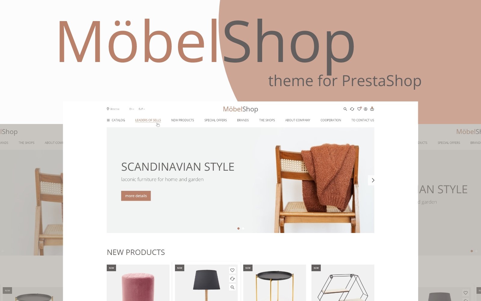 MöbelShop - Theme for Furniture Stores and Home Accessories on CMS PrestaShop
