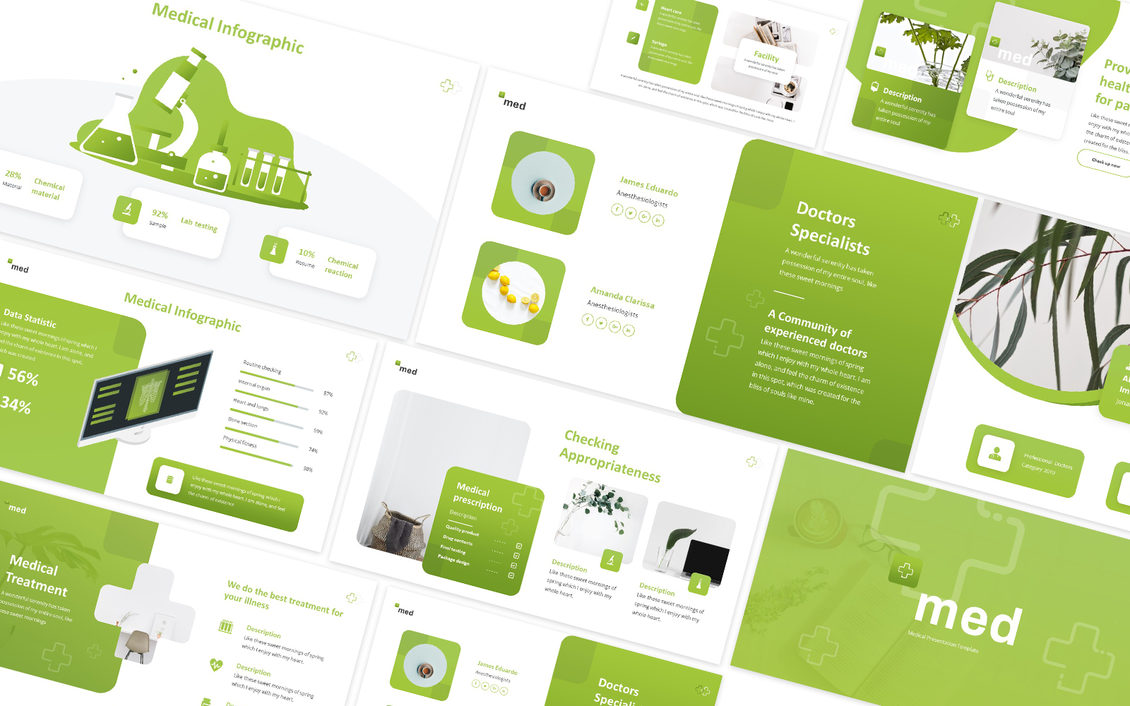 Medical Green Powerpoint Template
