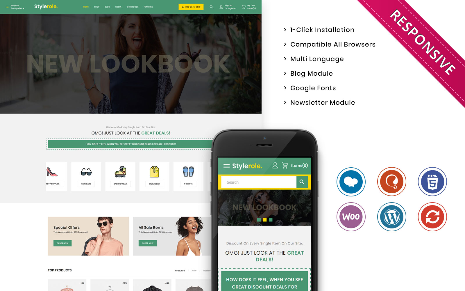 Stylerole - The Fashion Woocommerce Responsive Store