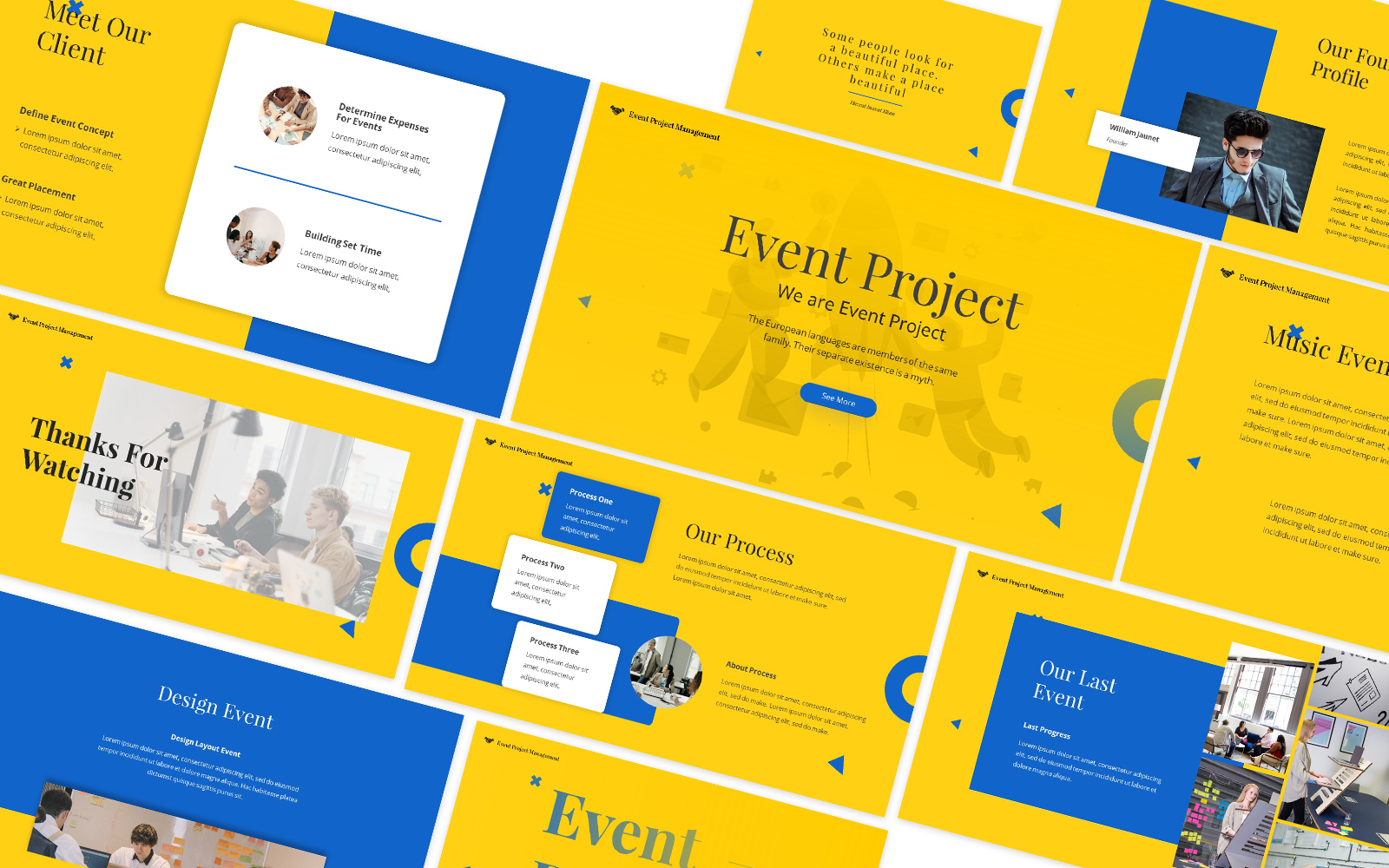 Event Project Powerpoint Template