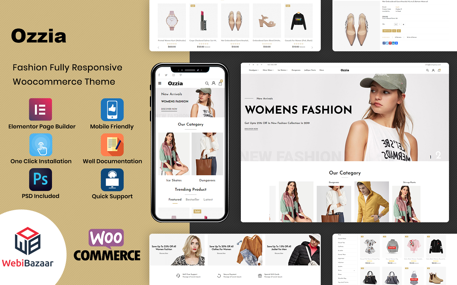 Ozzia - Fashion Shop Design WooCommerce Theme