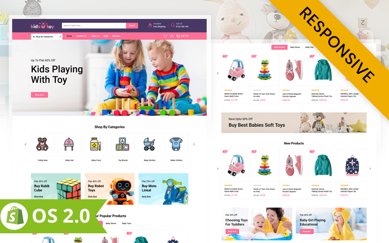 KidsToy - Toys Store Shopify 2.0 Responsive Theme