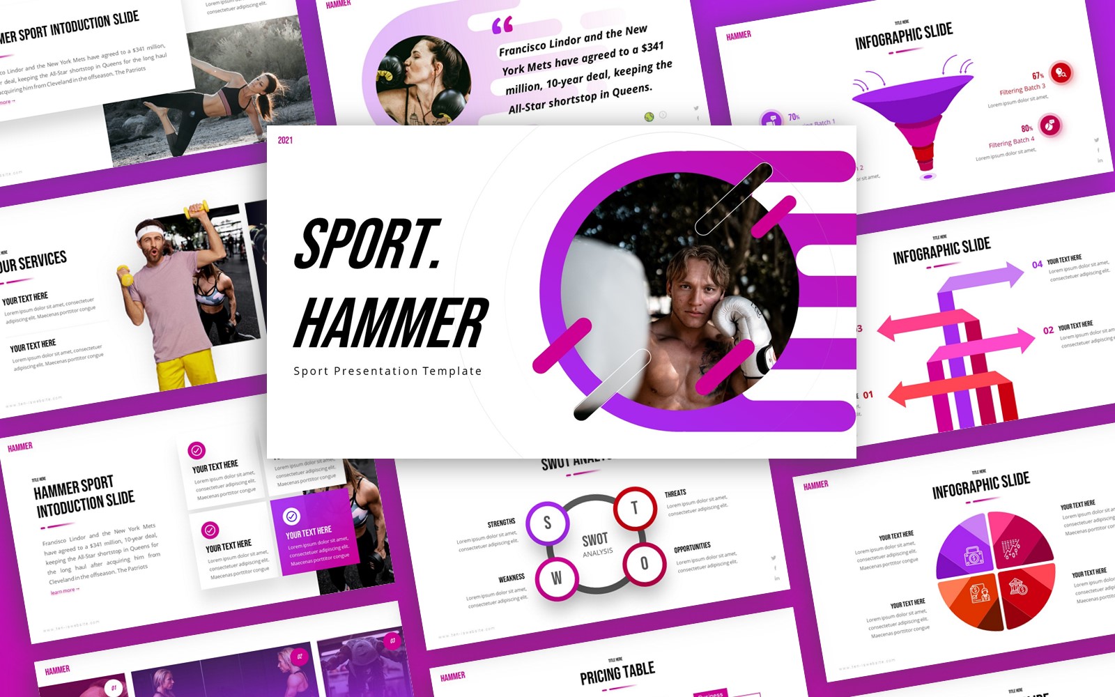 Hammer - Sport Multipurpose PowerPoint Template
