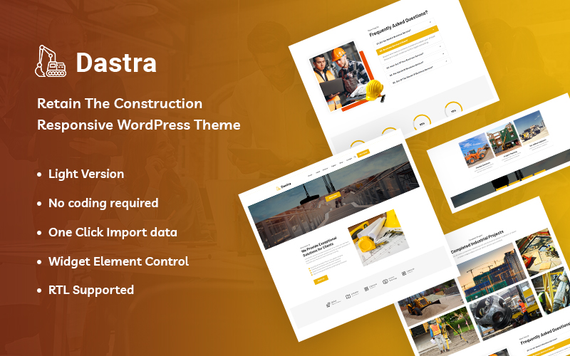 Dastra - Retain The Construction Responsive WordPress Theme