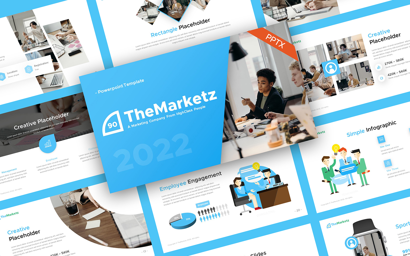 TheMarketz Marketing Business PowerPoint Template