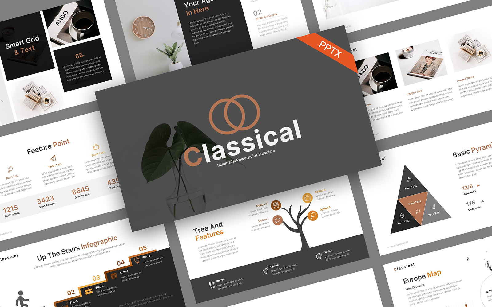 Classical Minimalist PowerPoint Template