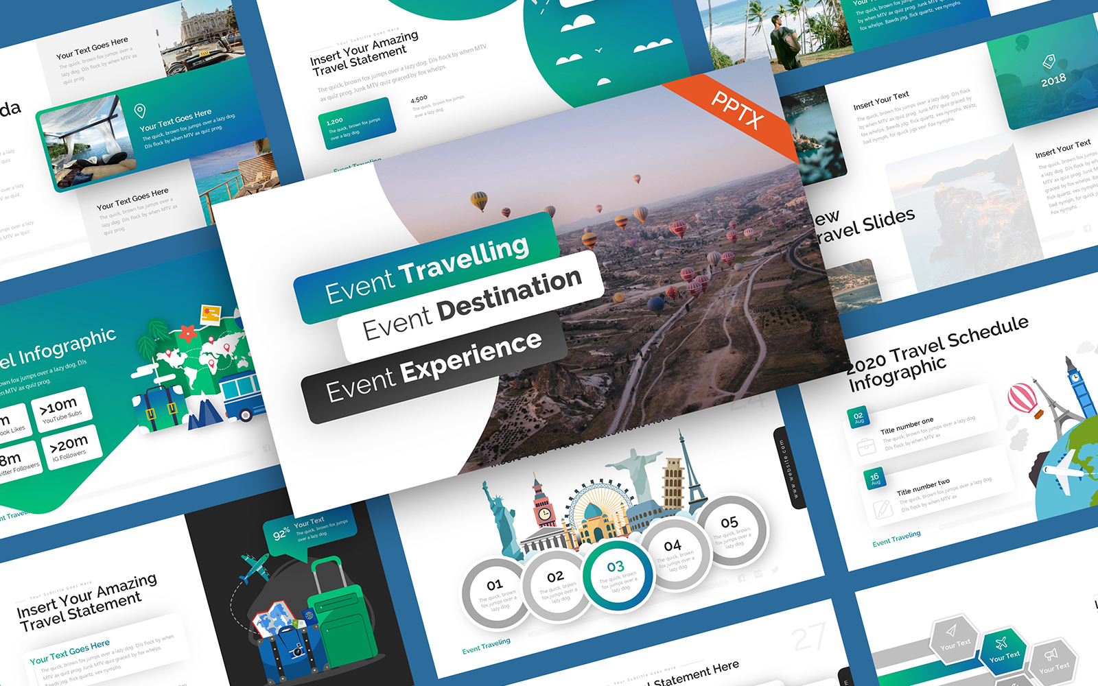Event Traveling PowerPoint Template