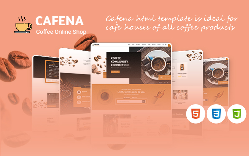 Cafena - Coffee Café HTML Template