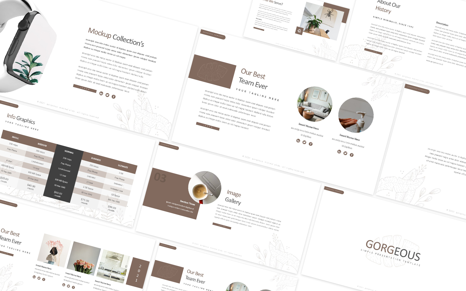 Gorgeous Simple Powerpoint Template