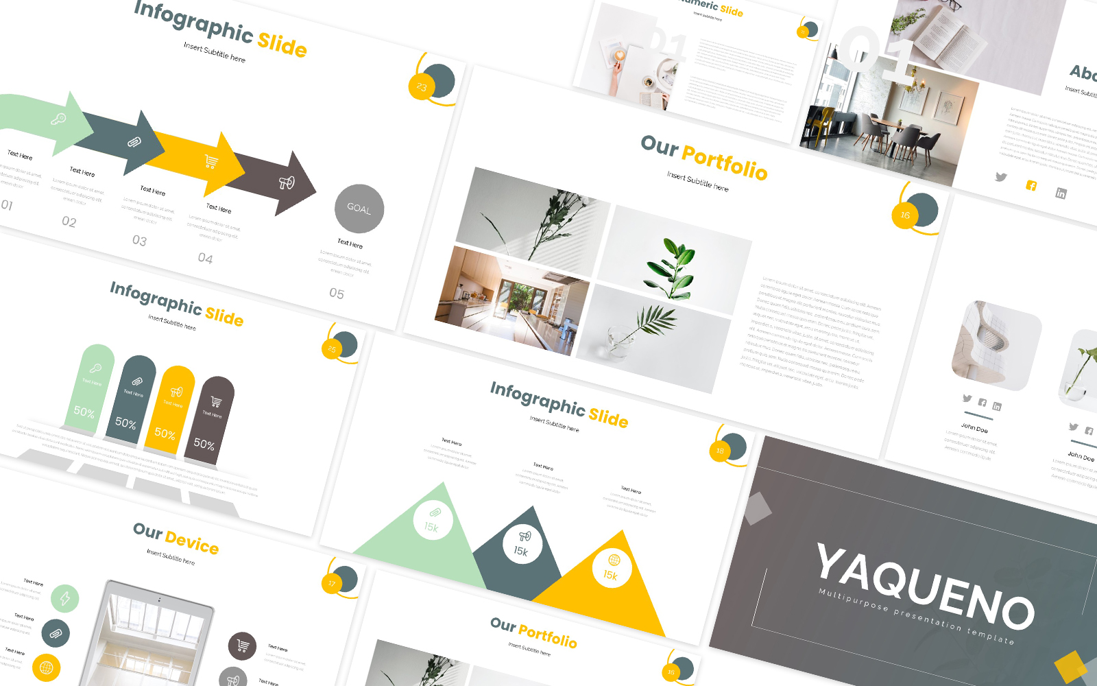 Yaqueno Multipurpose Powerpoint Template