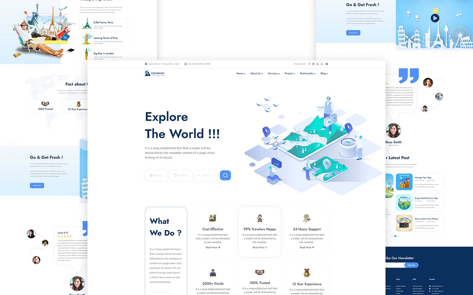 Modèles Landing Page