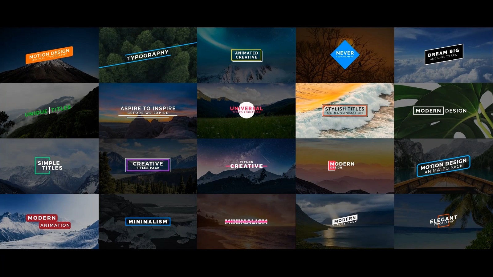 After Effects Templates