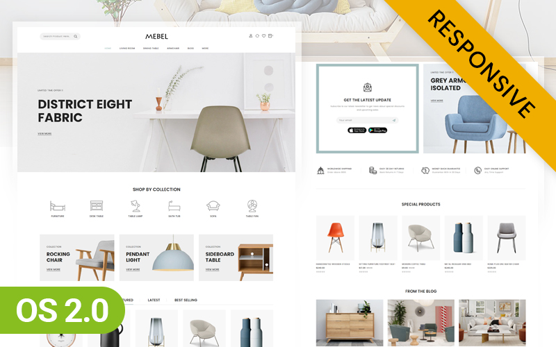 Mebel - Online Furniture Store Shopify 2.0 Responsive Theme