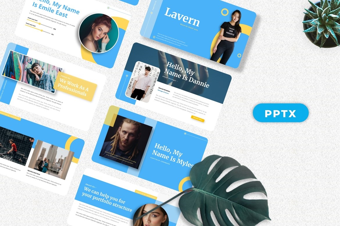 Lavern - Portfolio Lookbook Powerpoint
