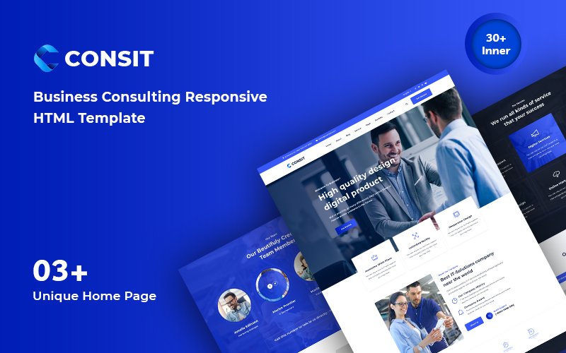 Consit – Business Consulting Responsive Website Template