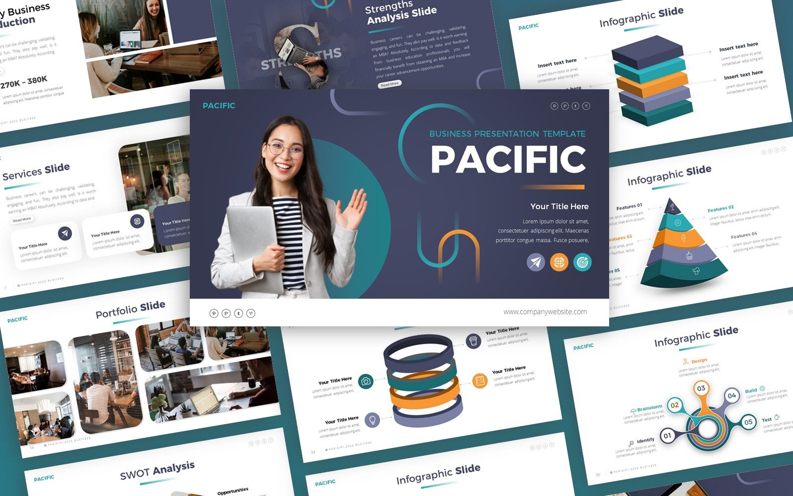 Pacific - Business Multipurpose PowerPoint Template