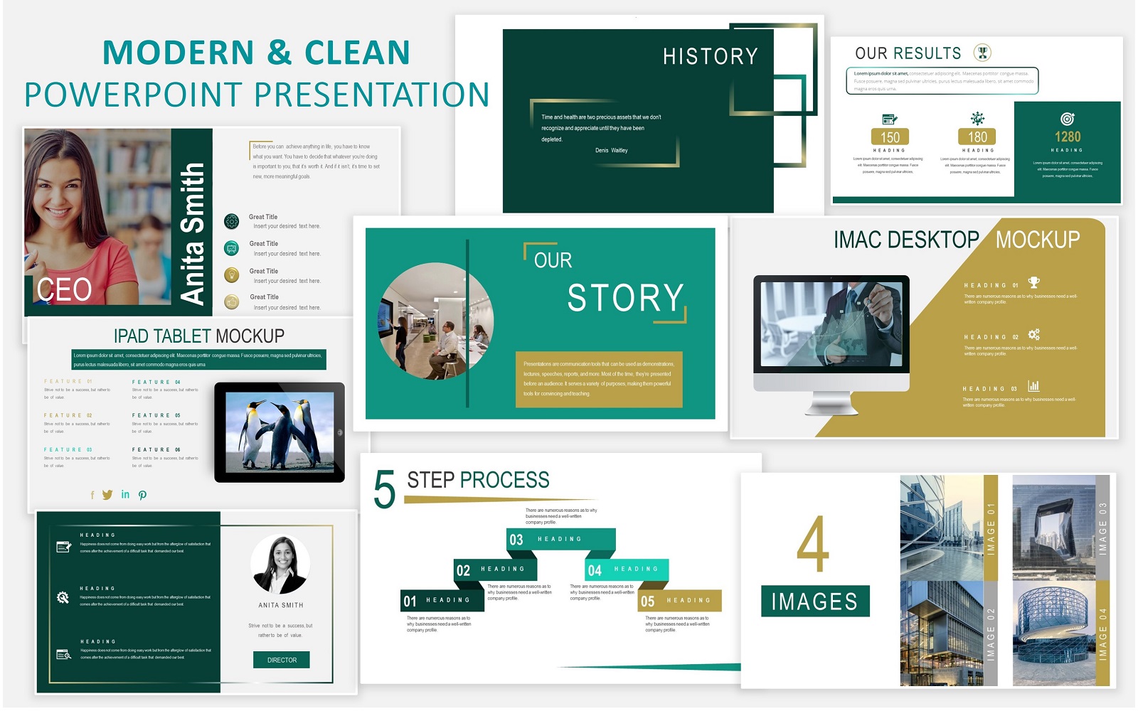 Modern PowerPoint Presentation Template Design
