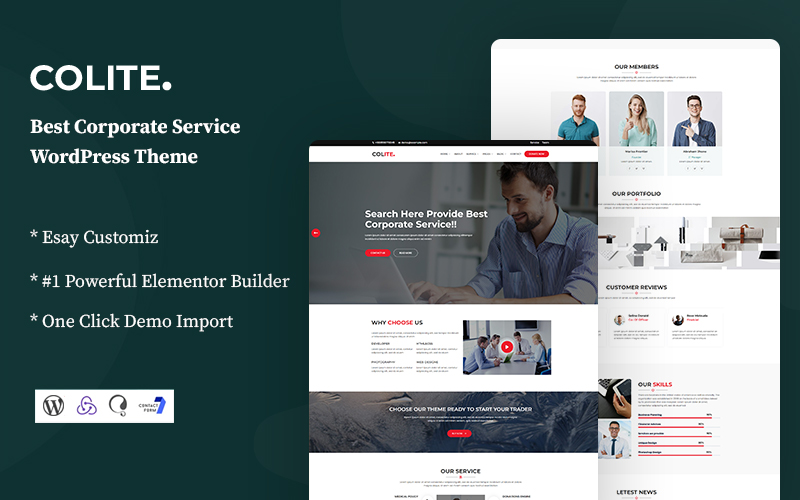 Colite - Best Corporate Service WordPress Theme