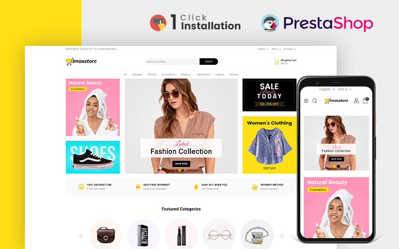 Imax Multipurpose Store Prestashop Theme