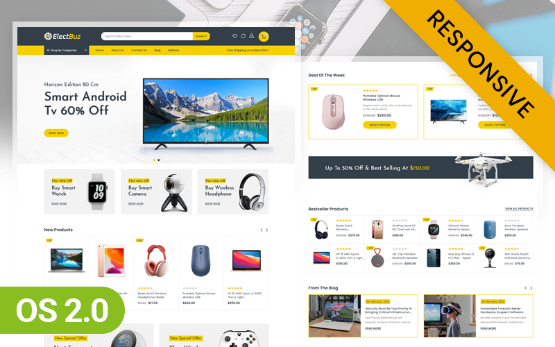 ElectBuz - Electronics Store MultiPurpose Shopify 2.0 Theme