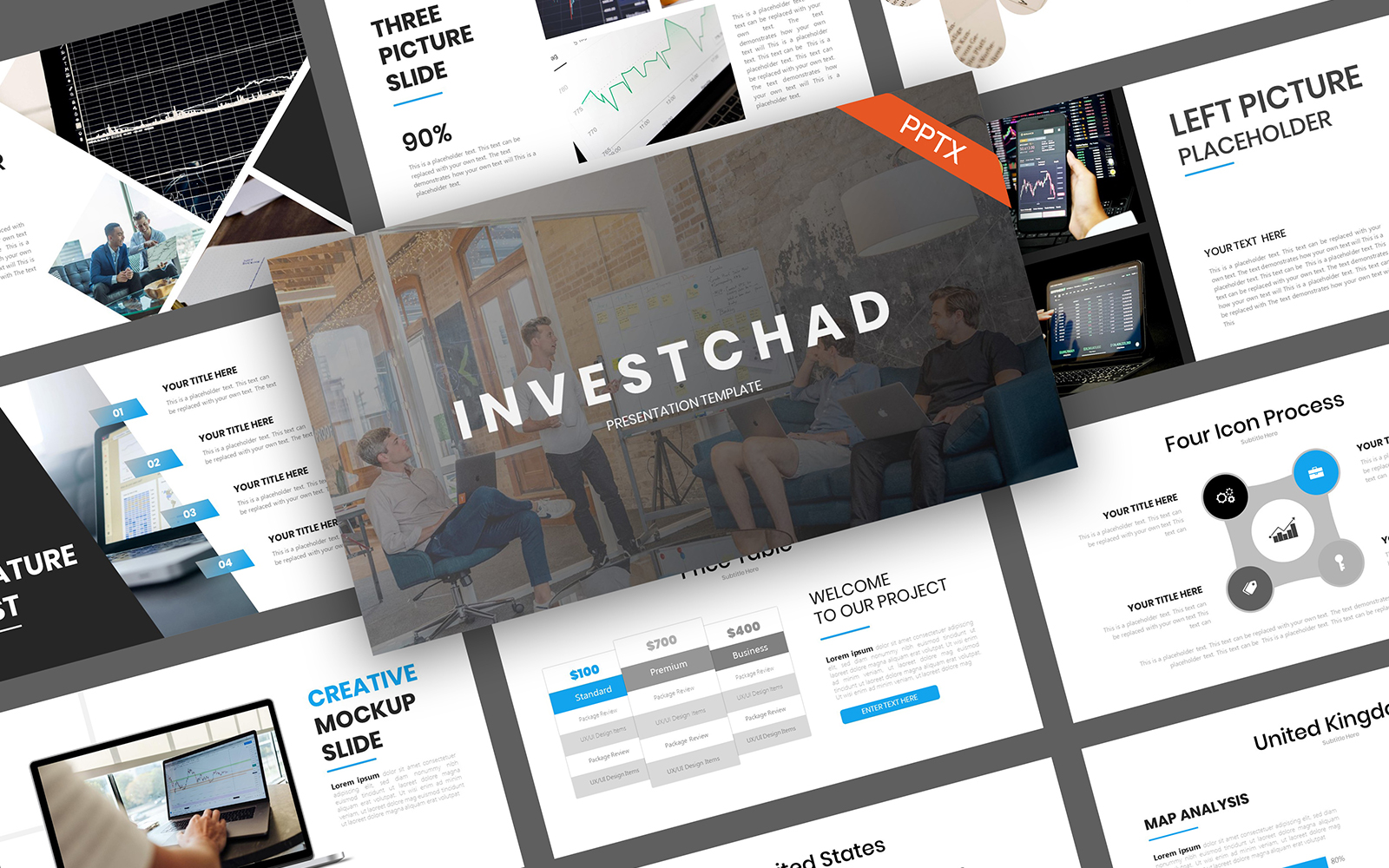 InvestChad Business PowerPoint Template