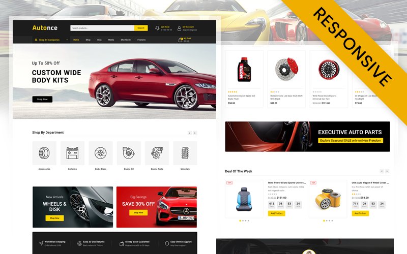 Autonce - Automobile Store Prestashop Responsive Theme