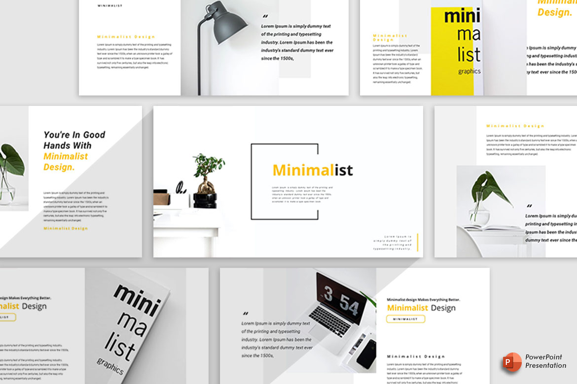 Minimalist Design - PowerPoint Template