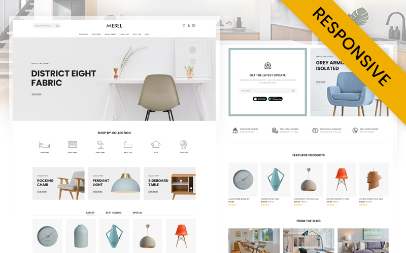 Mebel - Online Furniture Store Opencart Responsive Theme