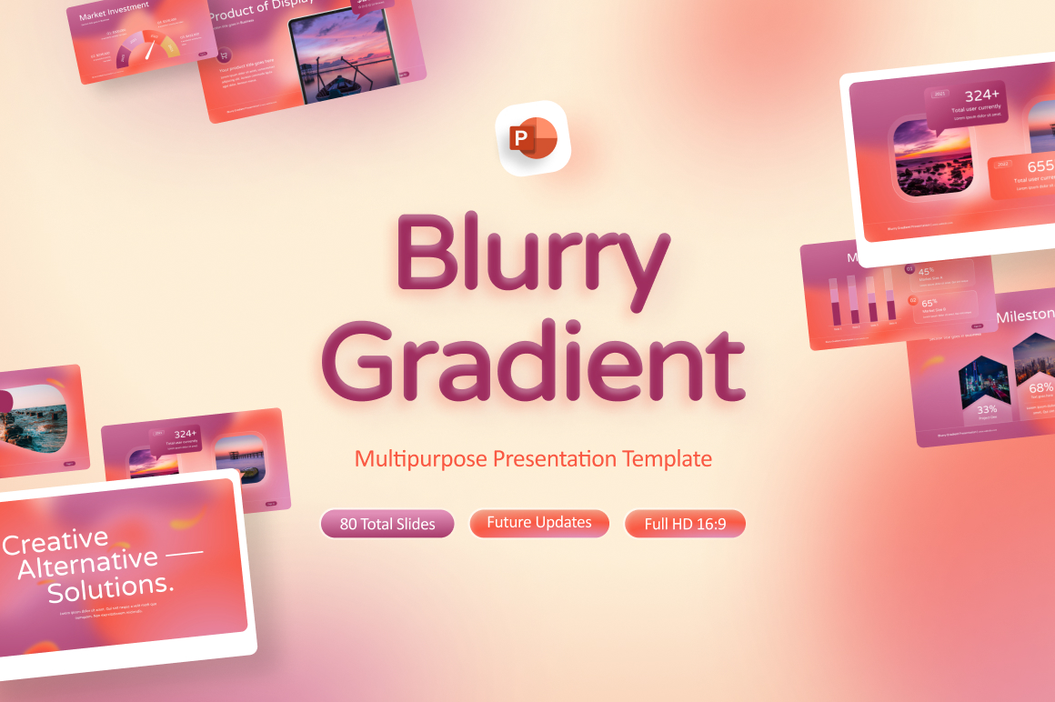Blurry Creative Multipurpose PowerPoint Template