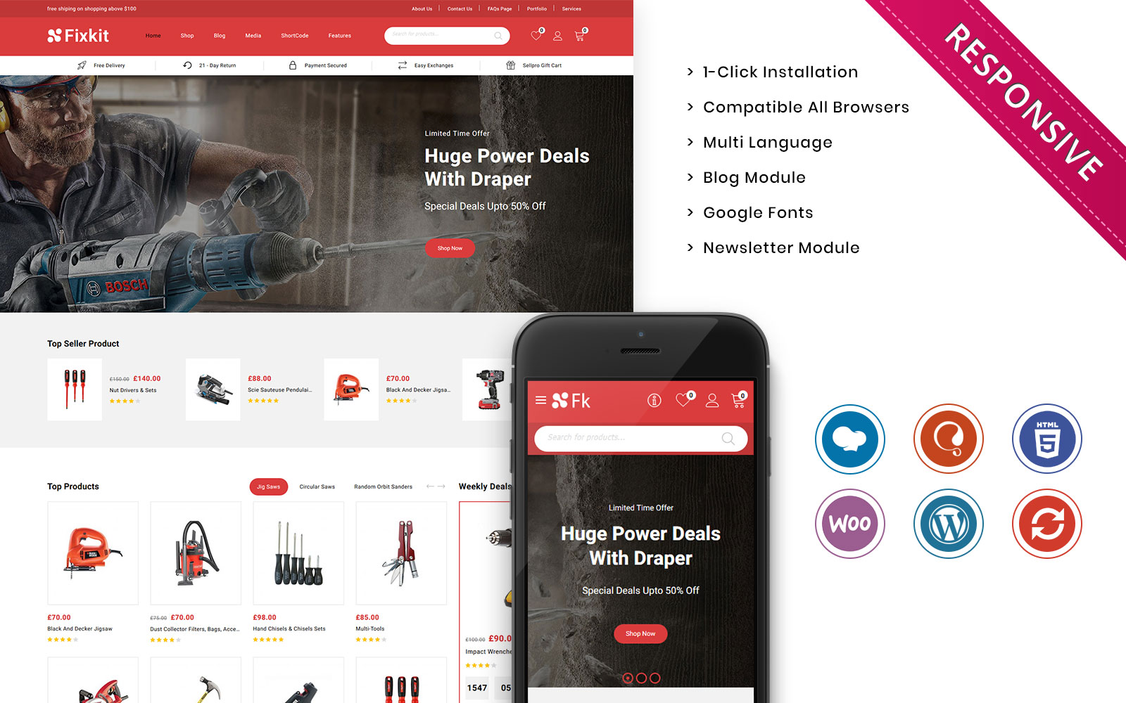 Thèmes WooCommerce