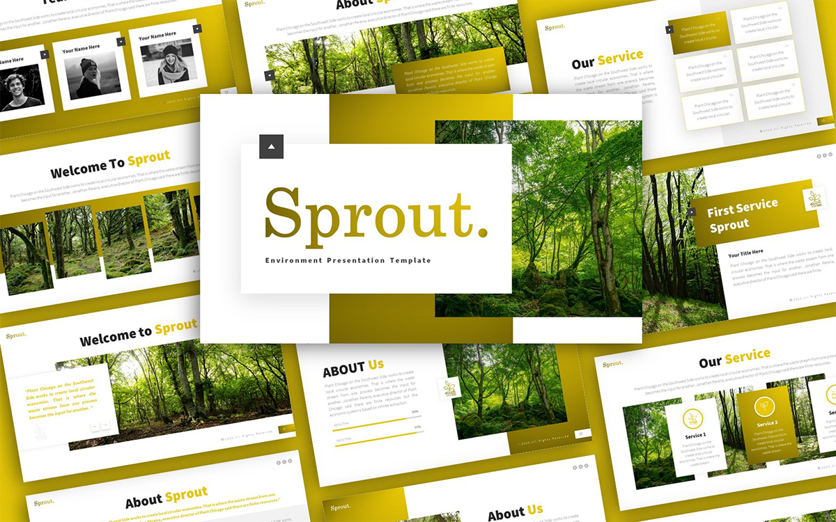 Sprout Environment Multipurpose PowerPoint Presentation Template