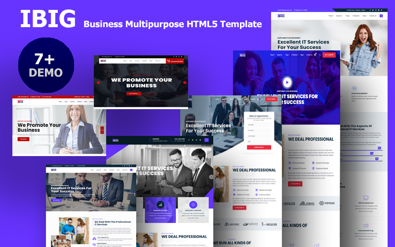 IBig - Business Multipurpose Bootstrap5 HTML5 Template