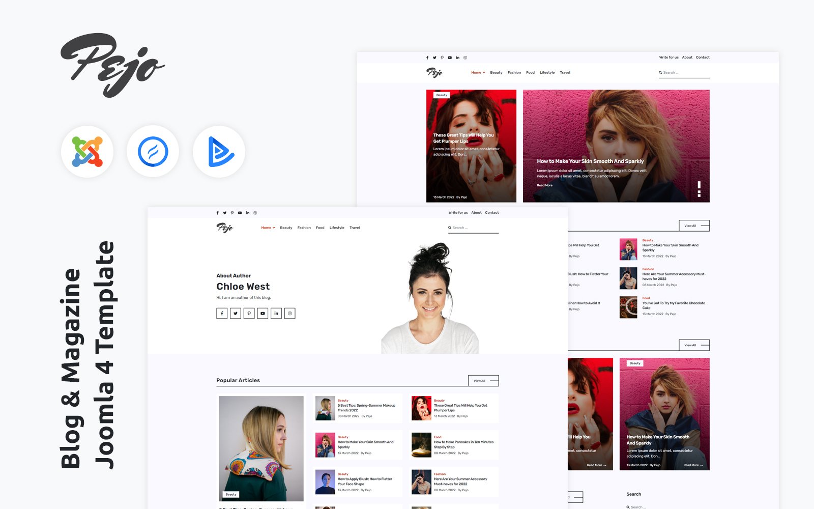Pejo - Blog & Magazine Joomla 4 Template