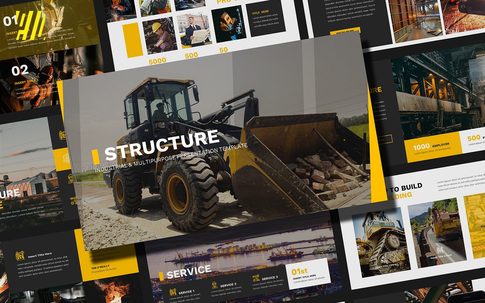 Structure - Industrial & Multipurpose Persentation Template