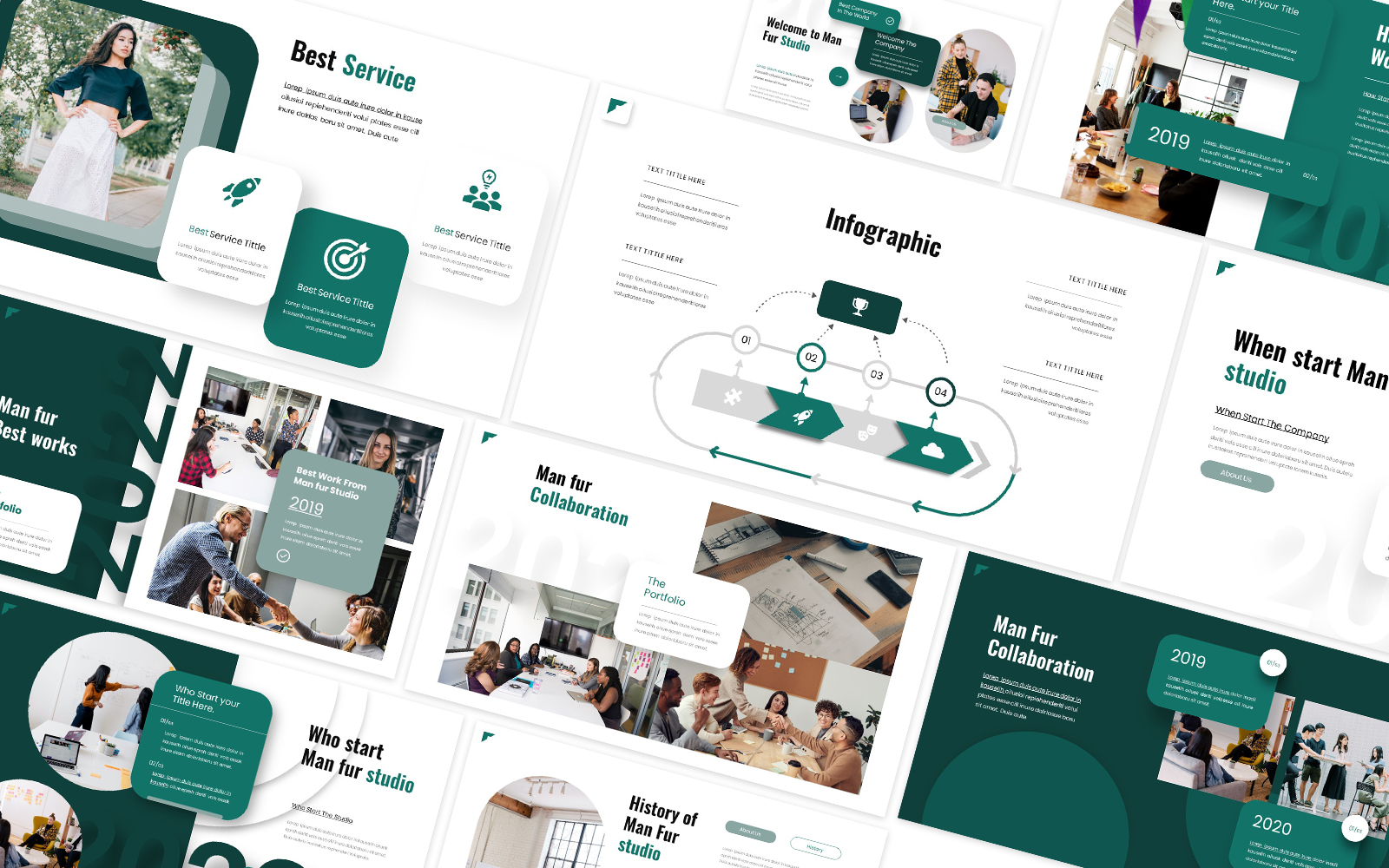 Manfur Business Company Powerpoint Template