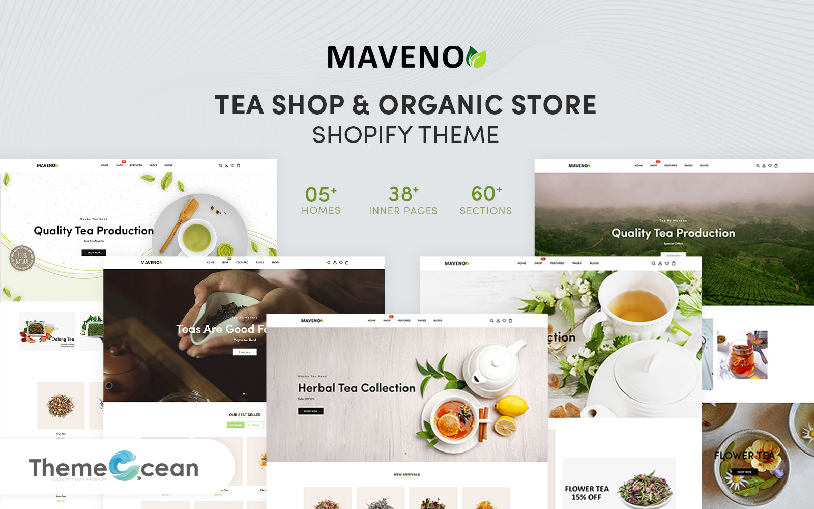 Maveno - Tea Shop & Organic Store Responsive Shopify Theme