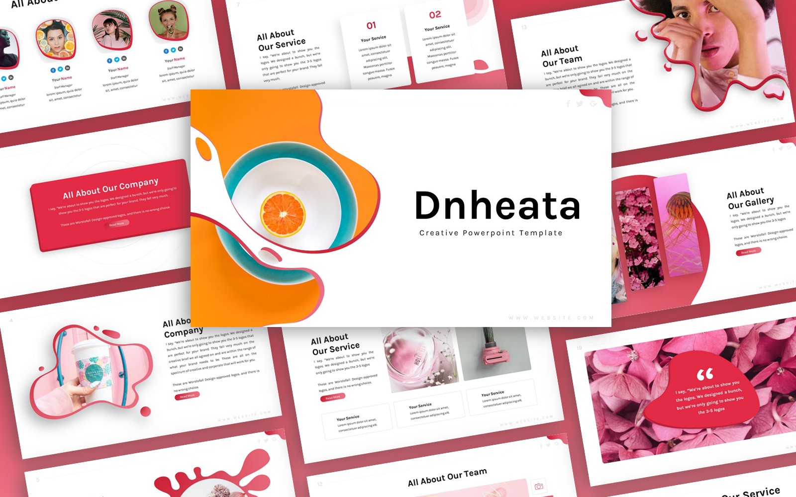 Dnheata - Creative Multipurpose PowerPoint  Template
