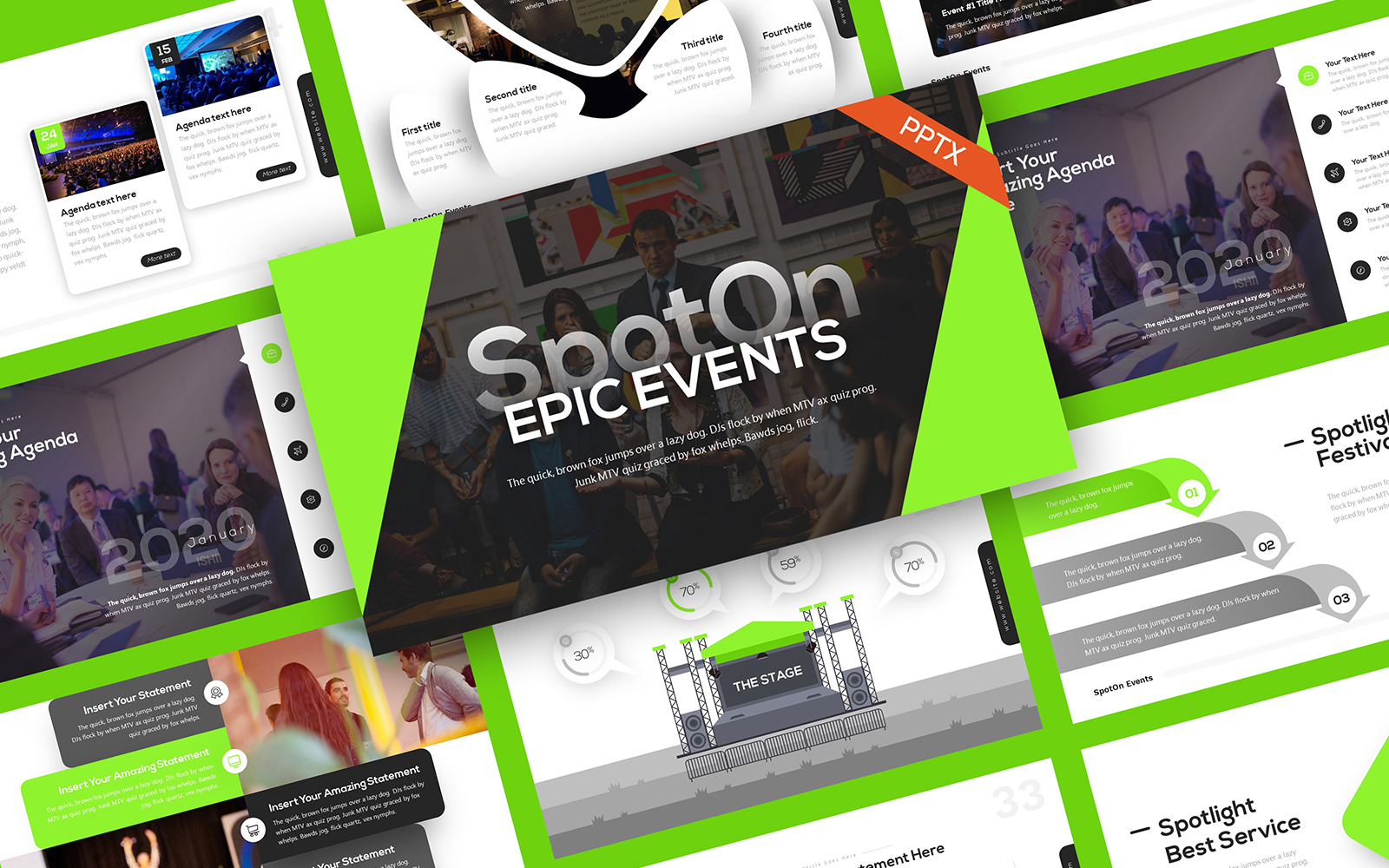 SpotOn Business Events PowerPoint Template
