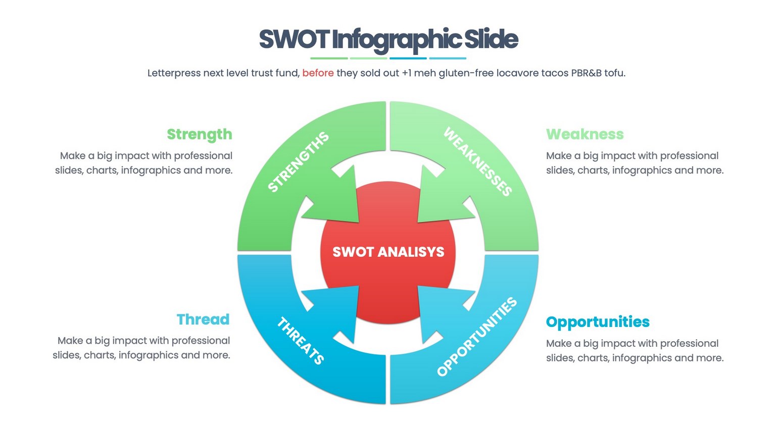 BEST SWOT - PowerPoint Infographics Slides