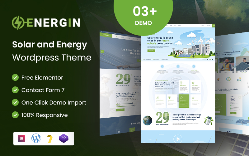 Solar - Solar & Renewable Energy WordPress Theme