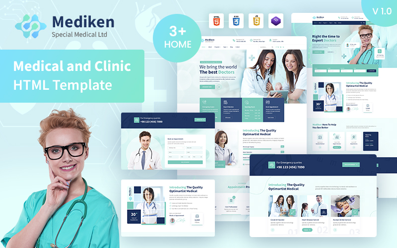 Mediken Medical & Hospital HTML5 Template