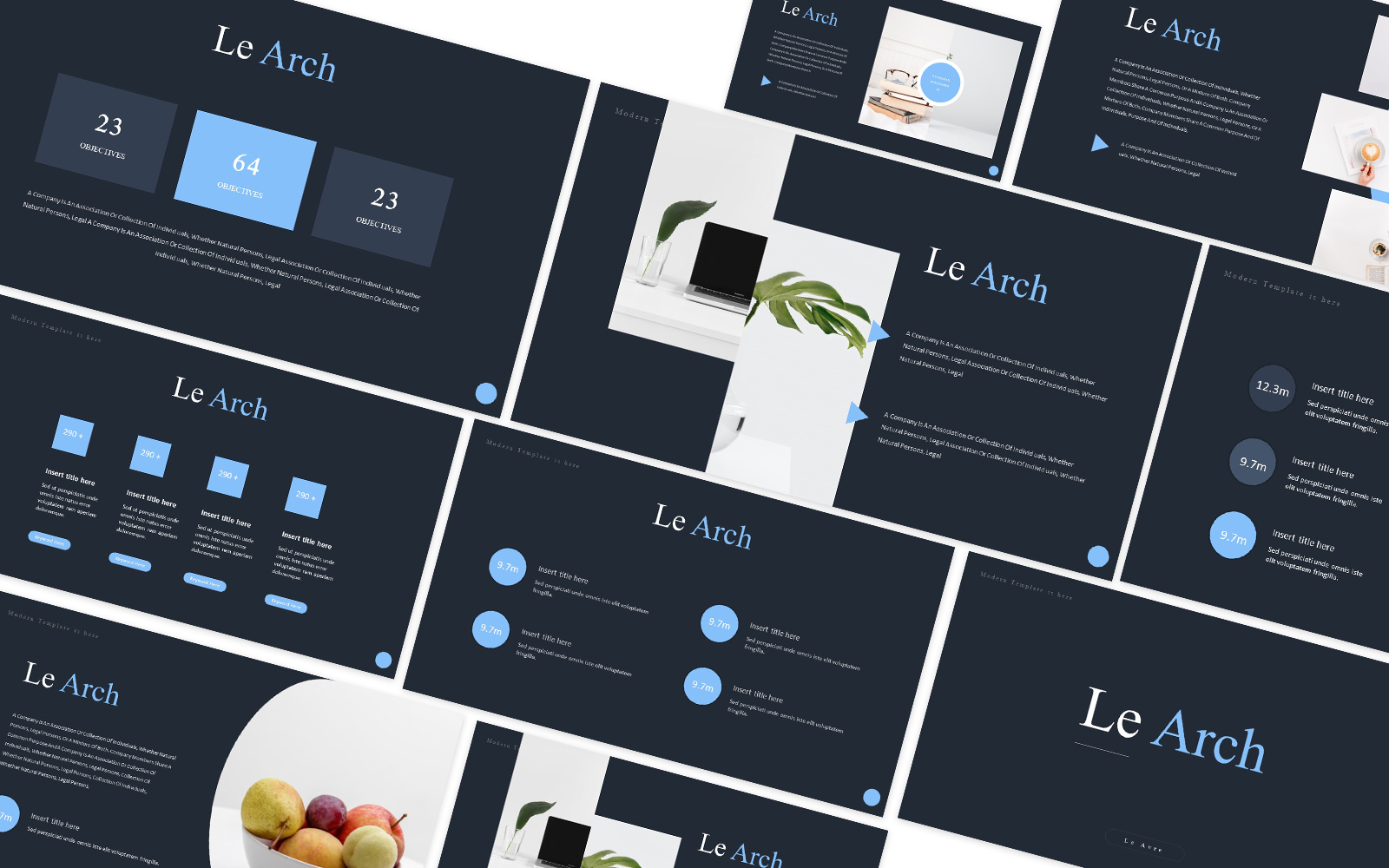 Le Arch Modern Powerpoint Template