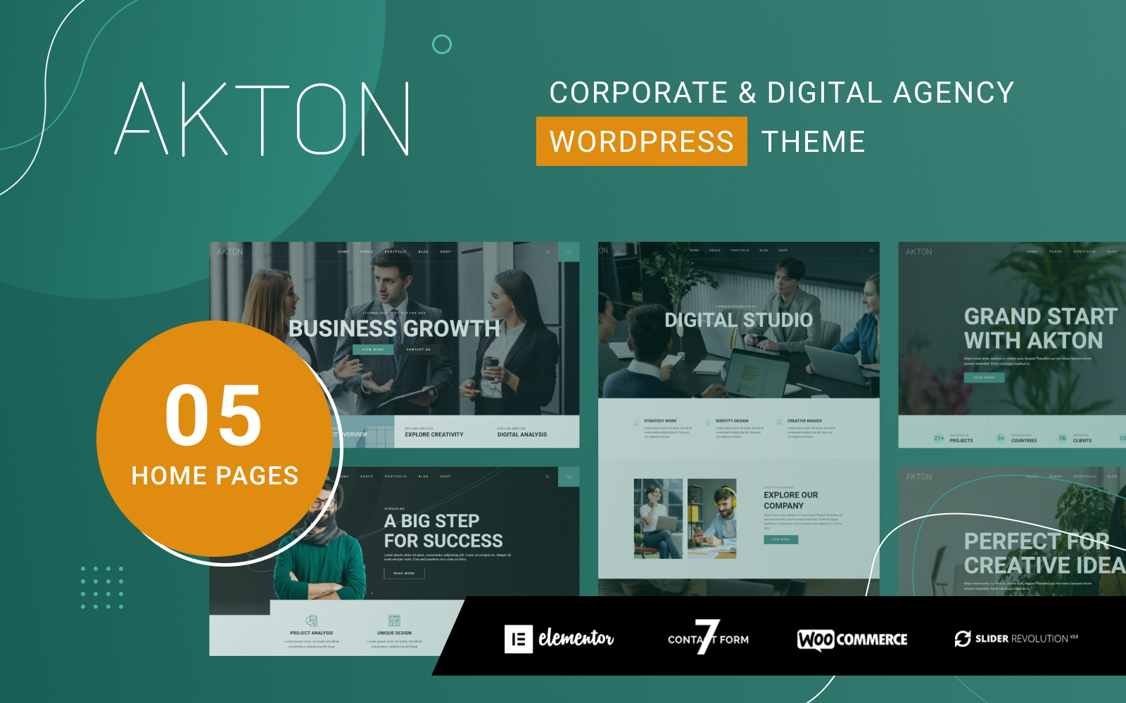 Akton - Business Agency WordPress Theme