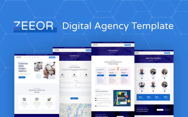 Zeeor Digital Agency Html Template