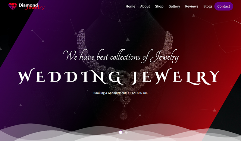 Jewelry and Fashion Store Landing Page Template